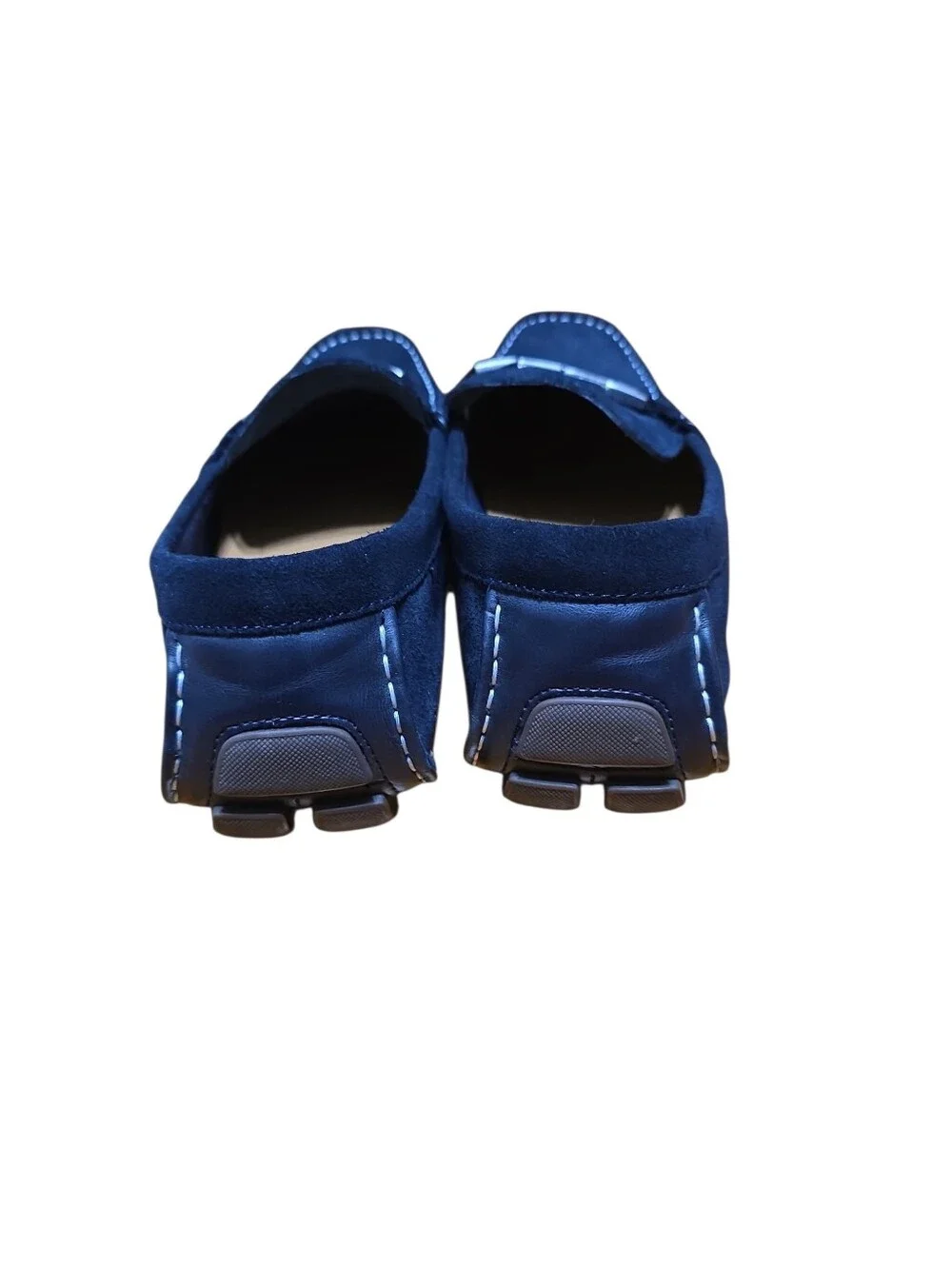 Men's Alfani Navy Suede Loafers | Size 10
